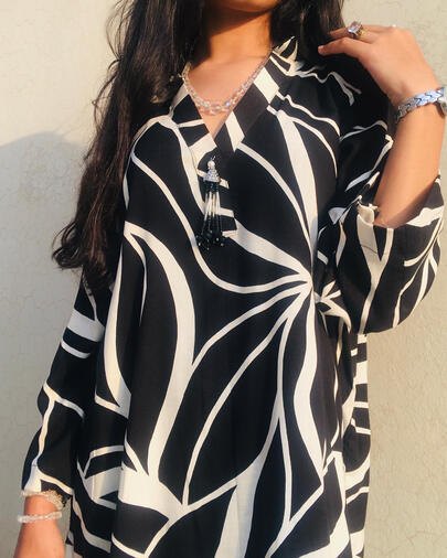 Yellow floral printed